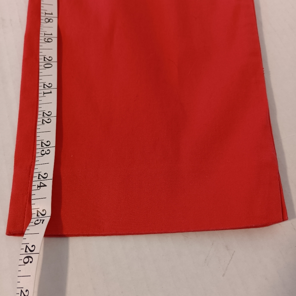 Talbots The Perfect Crop Pants Women's Size 8 Bright Pink Style ID245 Stretch - Picture 6 of 9